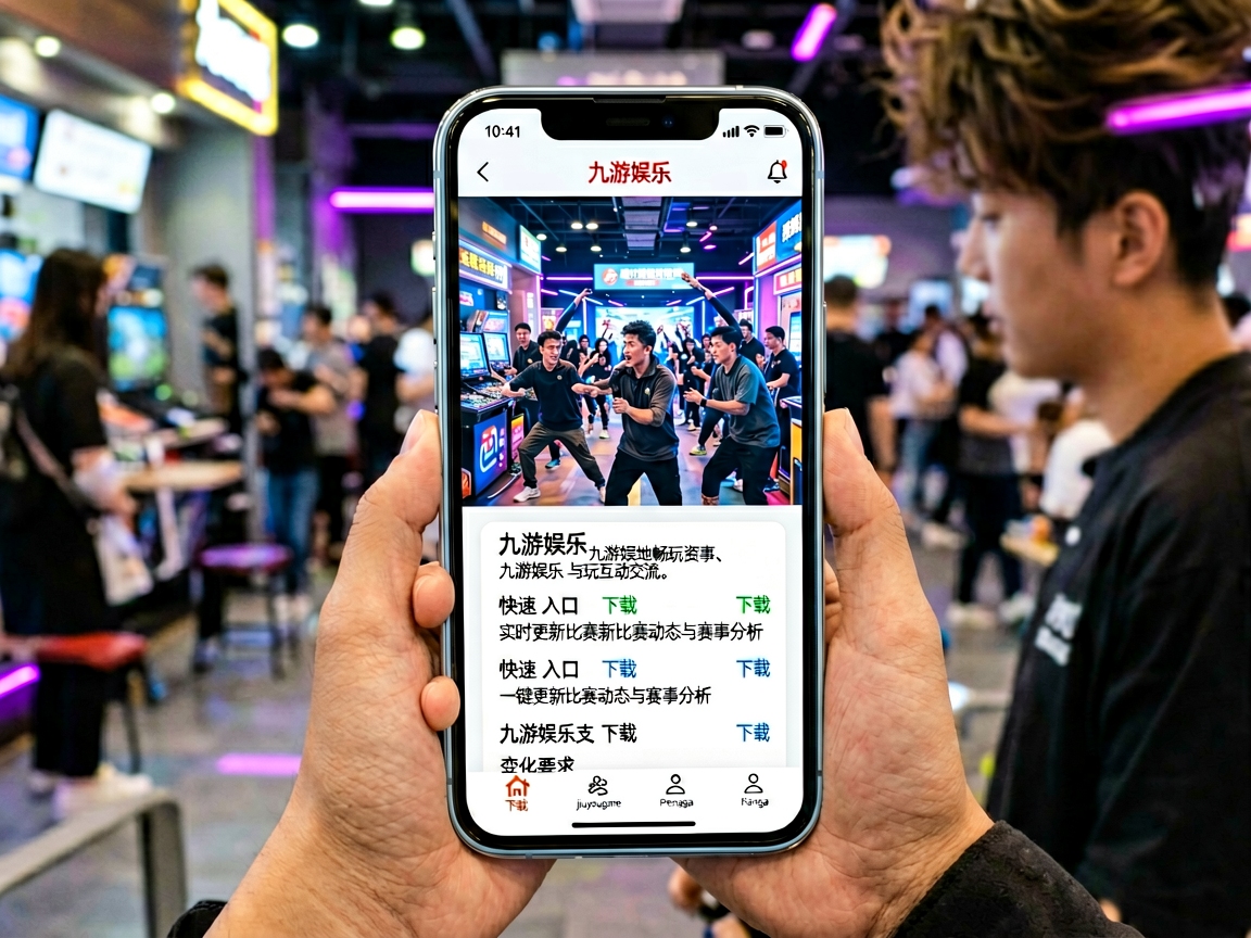 九游娱乐APP界面展示手机与网页端同步使用场景